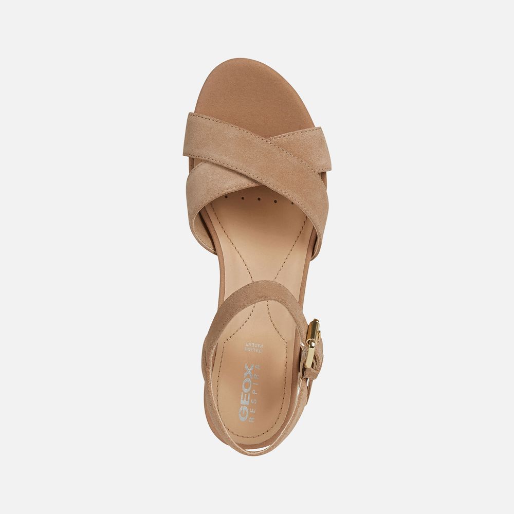 Sandalias Geox Senhora Caqui - Ischia - IJSNW4182